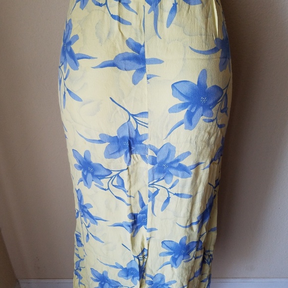 J.. Marco Galleries Yellow Floral Wrap Maxi Skirt - Picture 6 of 8